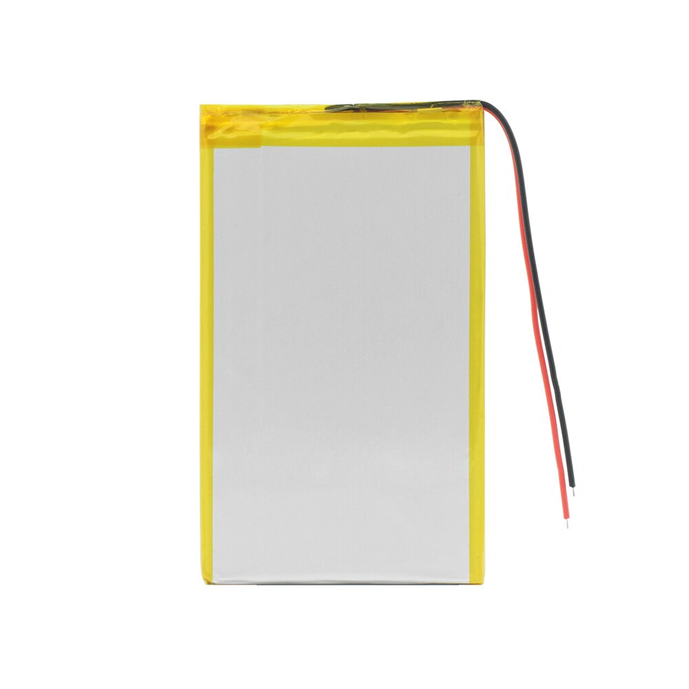 2Pcs High Capacity Li-Polymer Battery 3500MAH Rechargeable Li ion Cell 4060100 Model Lithium Polymer Battery for Digital Camera