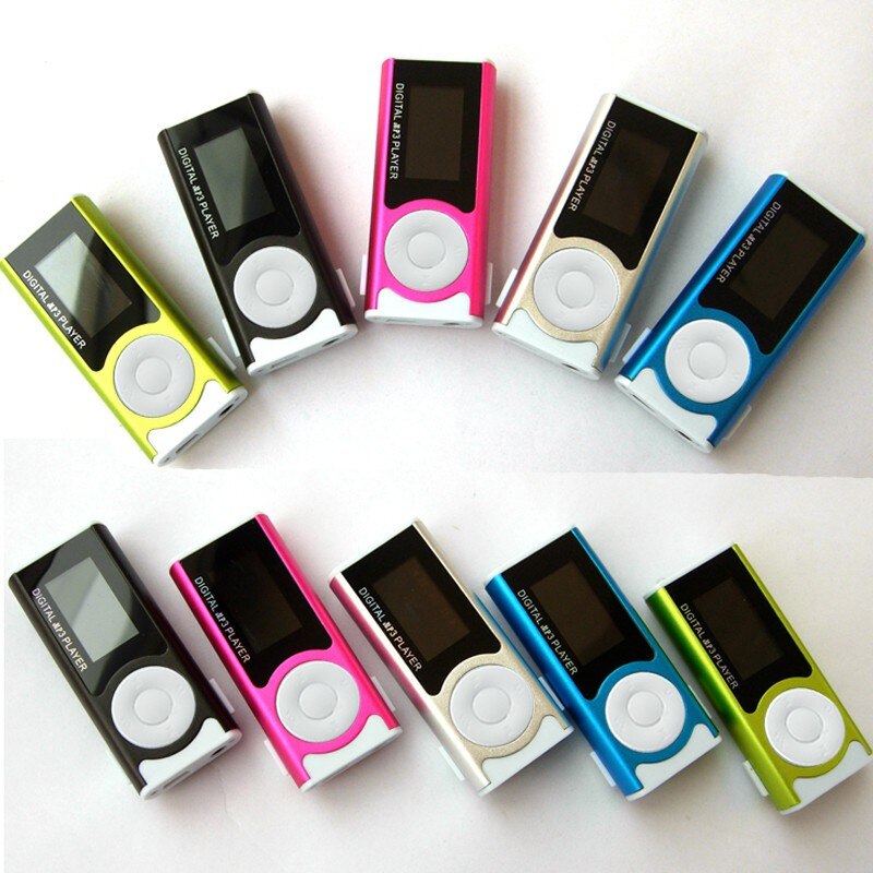 Super Mini USB Clip LCD Screen MP3 Media Player Support 16GB Micro#T2