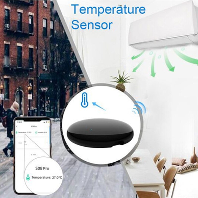 MHCOZY Smart Garagentoröffner-Fernbedienung, Telefon tuya smart life App Öffnen/Schließen, überwachen Sie Ihr Garagentor überall, arbeiten Sie mit Alexa Assistent(5V Smart Life App