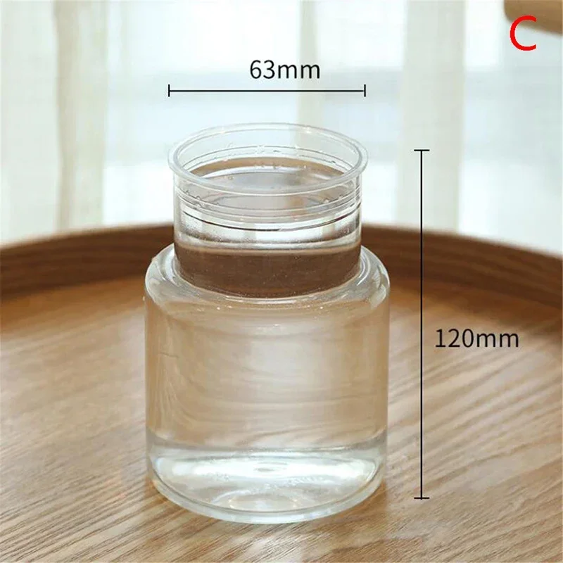 Piccolo vaso per centrotavola Vasi per fiori in plastica con boccioli Mini vaso trasparente rustico Forme uniche per cene di nozze Decorazioni per la casa Vasi: Rosso