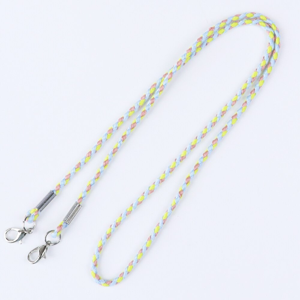 10 stuks/partij masker ophangkoord lanyard 70cm voor het opbergen van maskers maskers bewaren houder houder touw anti-verlies anti masker ophang nek touw: Kleur 6
