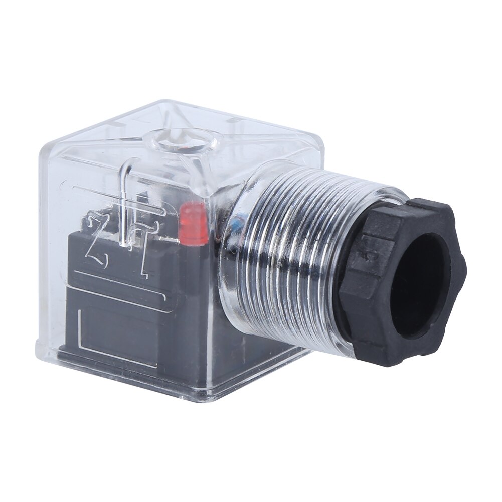 Tapón de bobina de solenoide, válvula hidráulica, voltaje transparente, Universal, DC24, 5 uds.