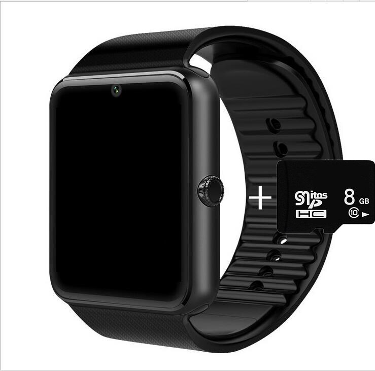 Relojes GT08 Plus para hombre, reloj de Metal con Bluetooth, ranura para tarjeta Sim, mensajes Push para teléfono Android IOS,: Package D