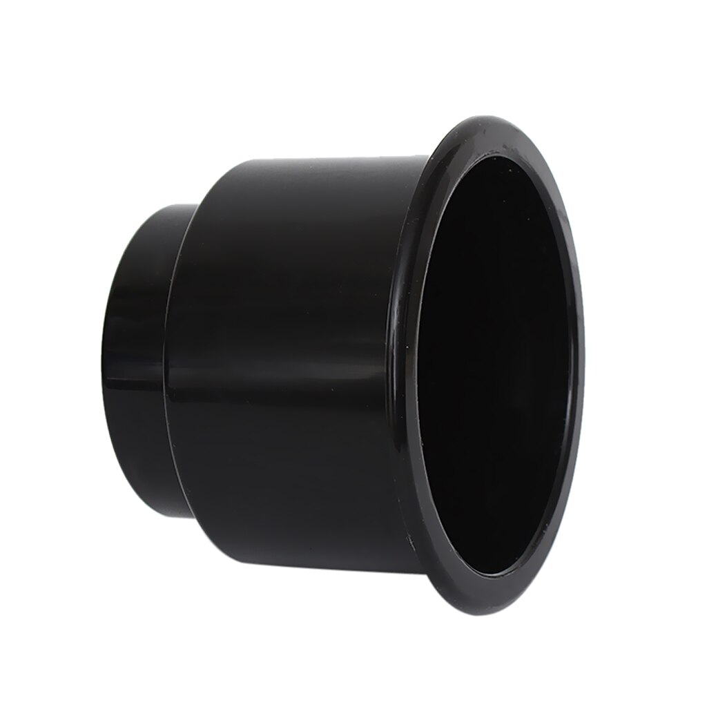 Boot Bekerhouder, Verzonken Drop in Plastic Beker Bekerhouder met Afvoer Universele Drinkfles Kan Bekerhouder Insert Marine Met Insert Afvoergat voor Marine Rv Boot Jacht Auto(wit
