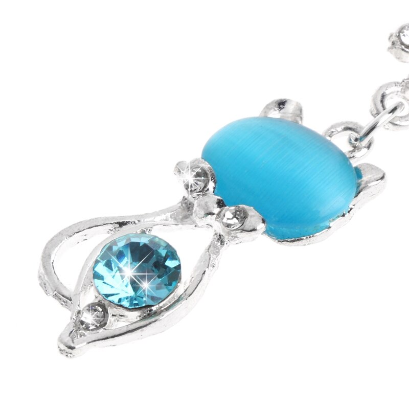 3.5Mm Jack Kat Crystal Dust Anti Earphone Cap Stopper Plug Voor Samsung Iphone 6