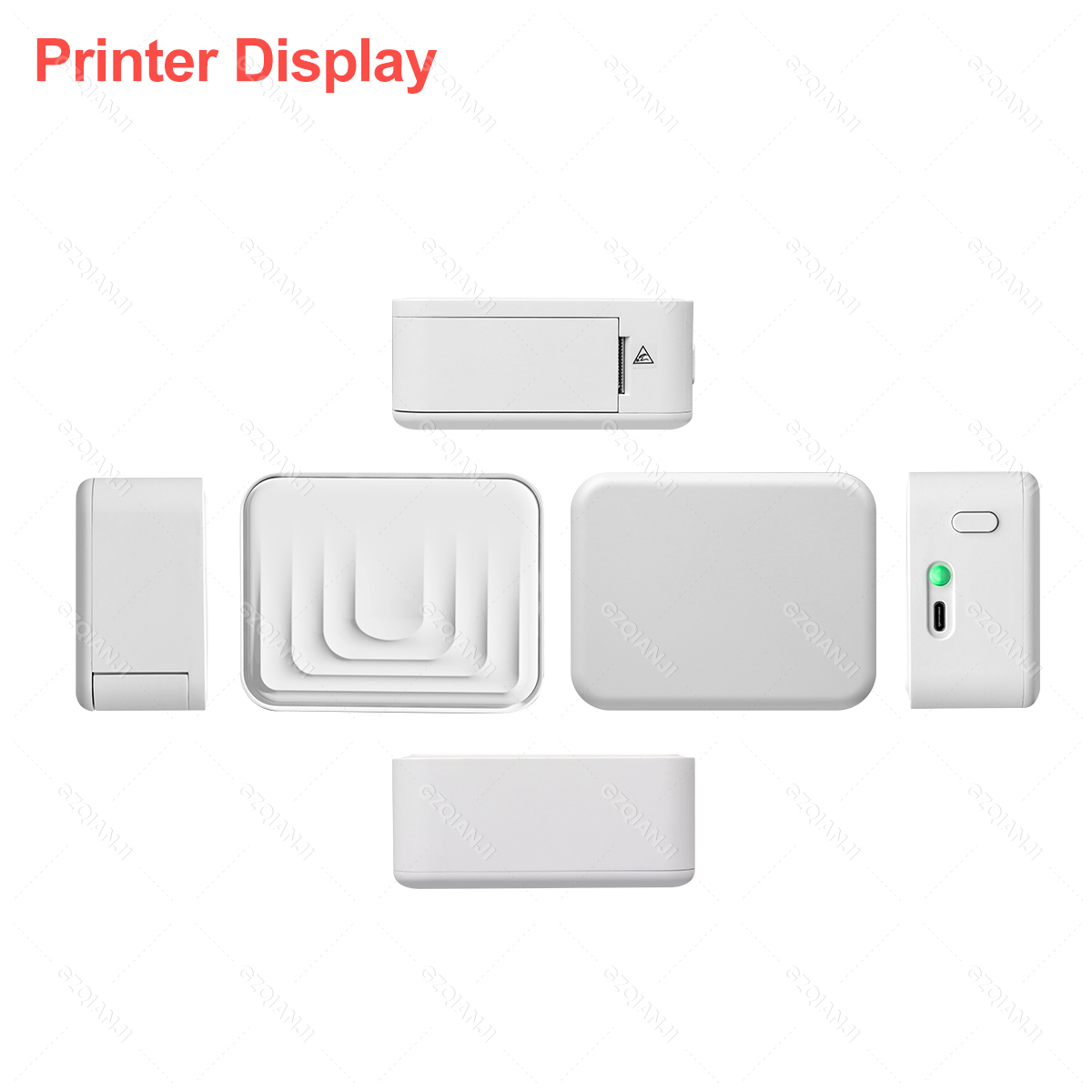 M1 Bezprzewodowa termiczna drukarka etykiet Bluetooth Mini przenośna drukarka samoprzylepnych etykiet Szybkie drukowanie Podobne jak Marklife P15 P11 P12 L12
