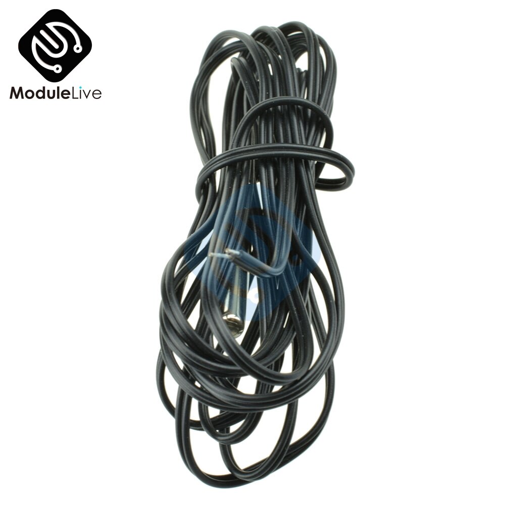 NTC 10K Ohm 1% 3435 Thermistor Temperature Temp Thermostat Cylinder Probe 1.5m 150cm Wire Sensor Cable