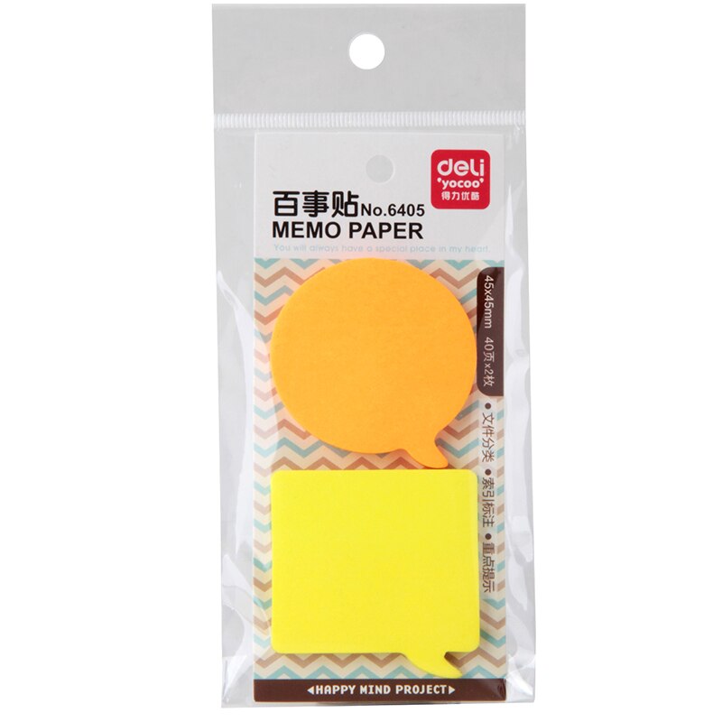2Pcs/set Cartoon sticky multicolour paper notes/memo pads/notepad/message post marker sticker Stationery