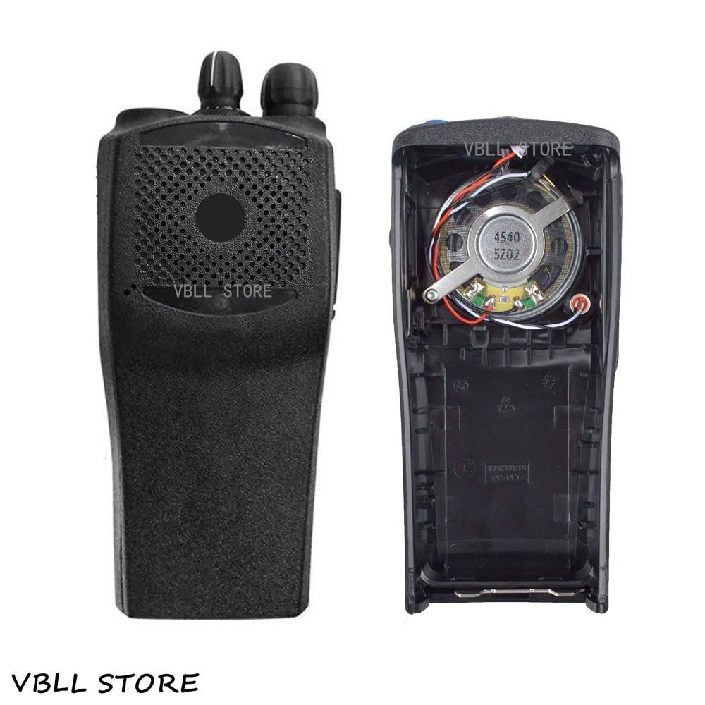 VBLL PMLN4603 Kit custodia custodia anteriore walkie-talkie nero con altoparlante adatto per Motorola PR400 EP450 Radio bidirezionale