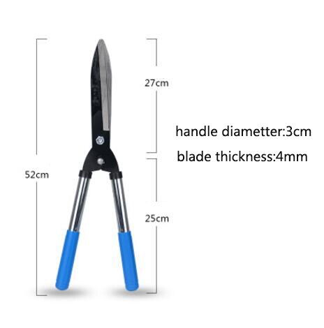 Cisaille à manche long pour arbres fruitiers, sécateur de jardinage, outils de greffage: blue handle