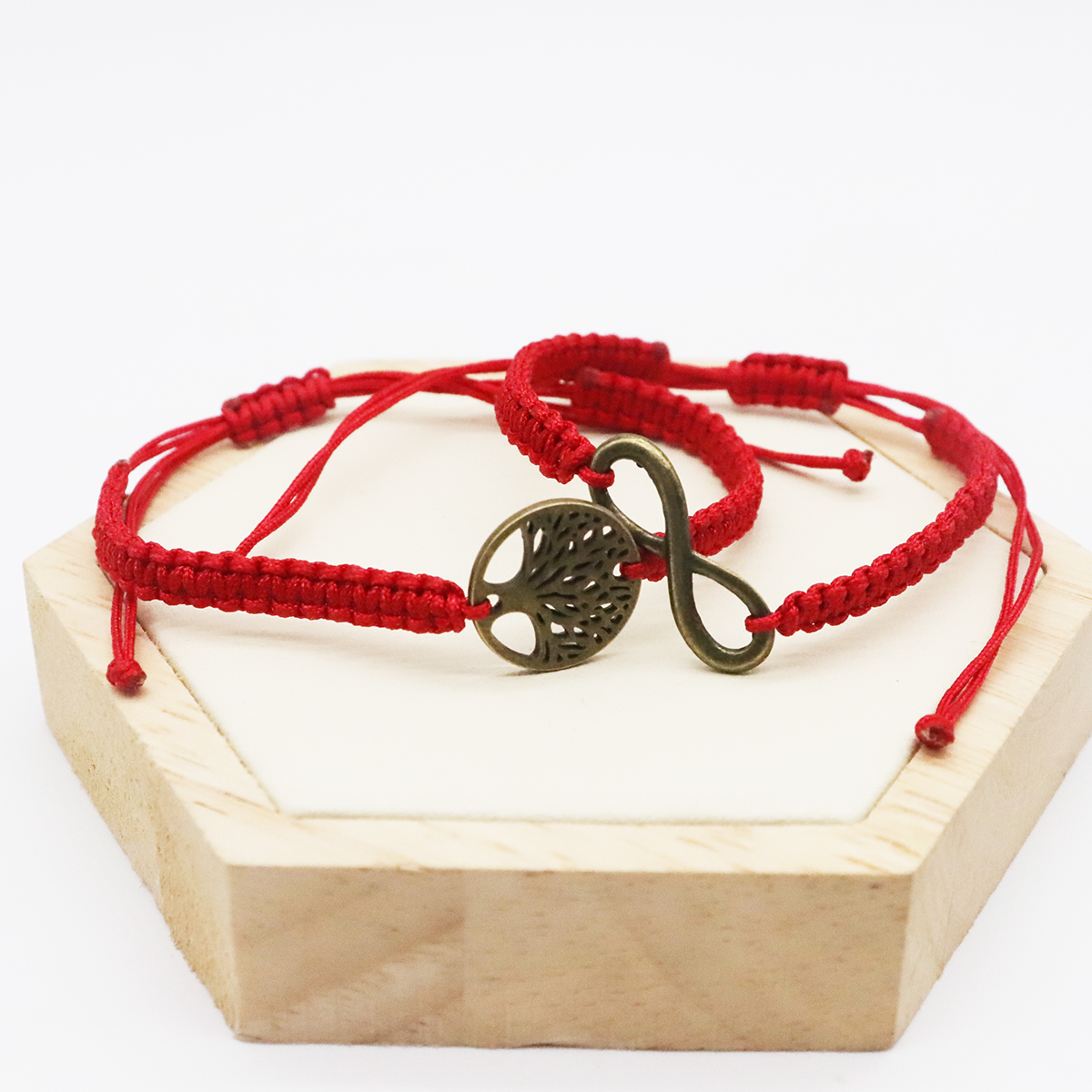 Bluestar 2Pcs Infinity Handgemaakte Armband Set Vriendschap Armband Set Infinity Liefde Koppels Armband Set Infinity Sieraden