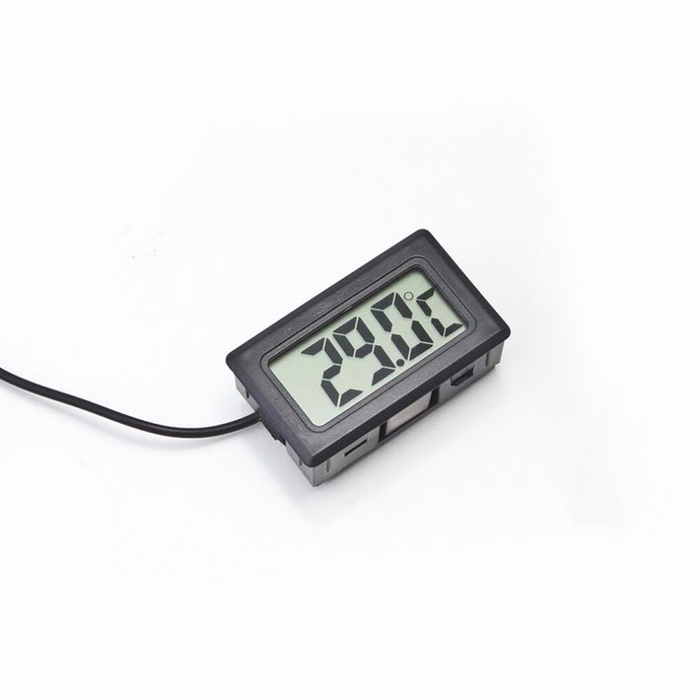 LCD Display Digital Thermometer Mini for Freezer Temperature -50~110 Degree Probe Fridge Thermometer 1m Line Length TL8009