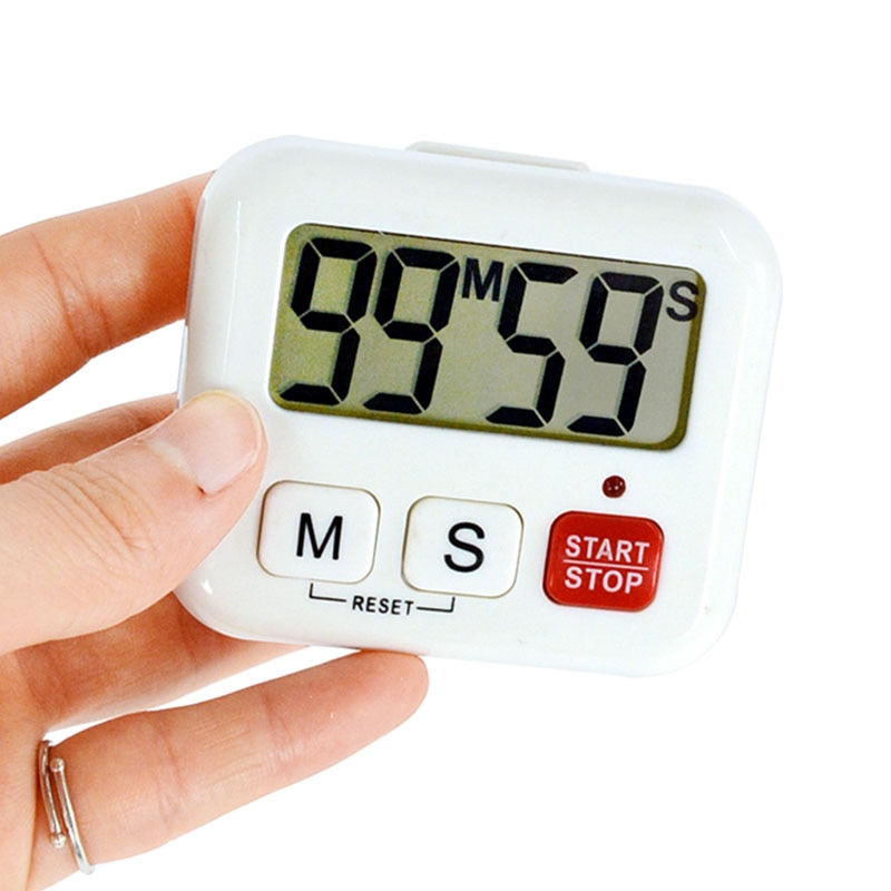Magnet Cooking 99 Minute Kitchen Egg Kit Study Shower Sound Alarm Clock Time Timer Digital LCD Sports School Countdown Stopwatch