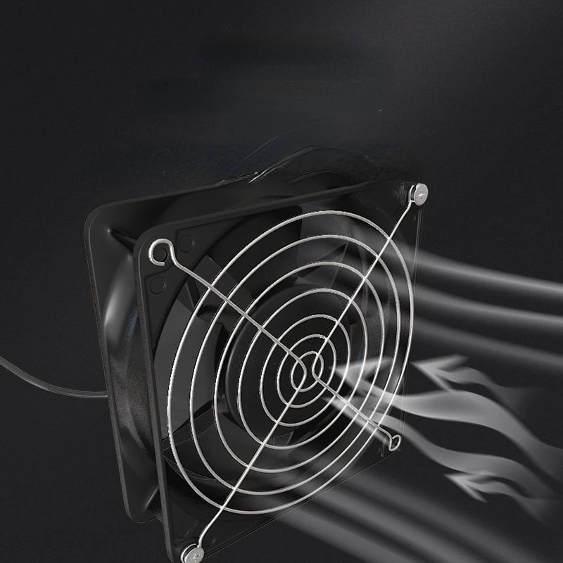 Extractor de humo doméstico, ventilador de escape fuerte para habitación de alquiler, cocina, conducto, ventilador de baño, ventilador de velocidad ajustable