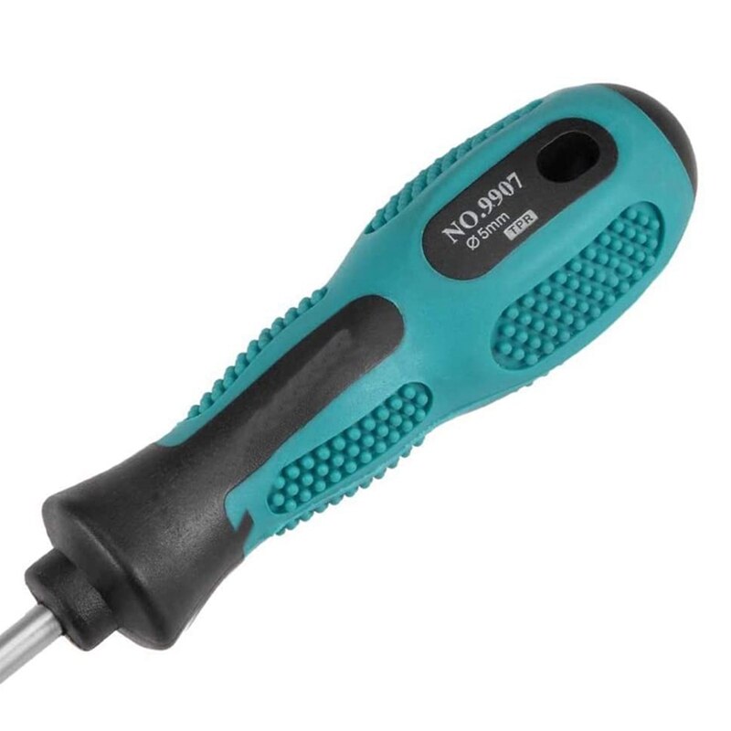 -2 Packs 12 Inches Long Slotted and Phillips Screwdriver Flat Blade Screwdriver Magnetic Screwdriver with Rubber Handle