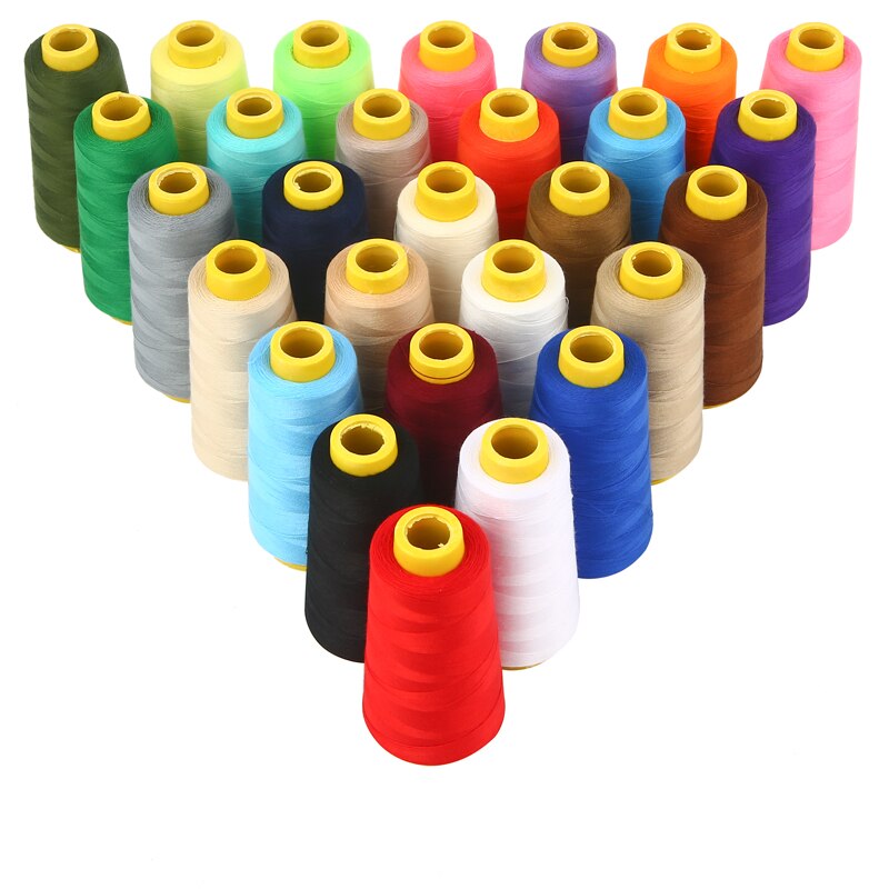 2500 Yards High Speed Sewing Thread Polyester Sewing Thread Type Manual Line Fabric Knitted Underwear Lock Line Dedicated