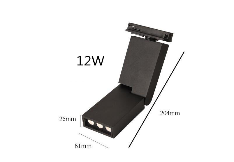 12W 24W LED Spoor Licht Kleding Shop store Showrooms Tentoonstelling Spotlight Verlichting CREE LED Plafond Rail spot light