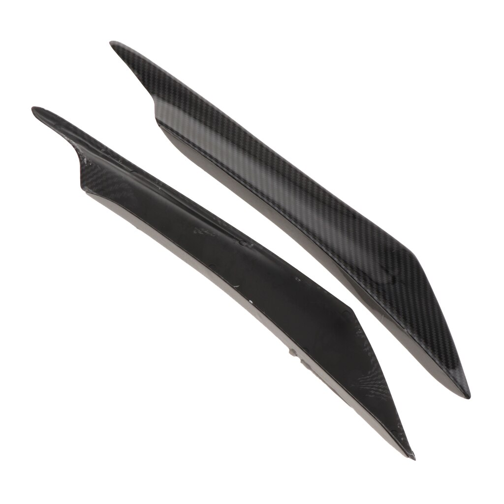 4 Pack Universal Front Bumper Lip Splitter Fins Body Spoiler Canards