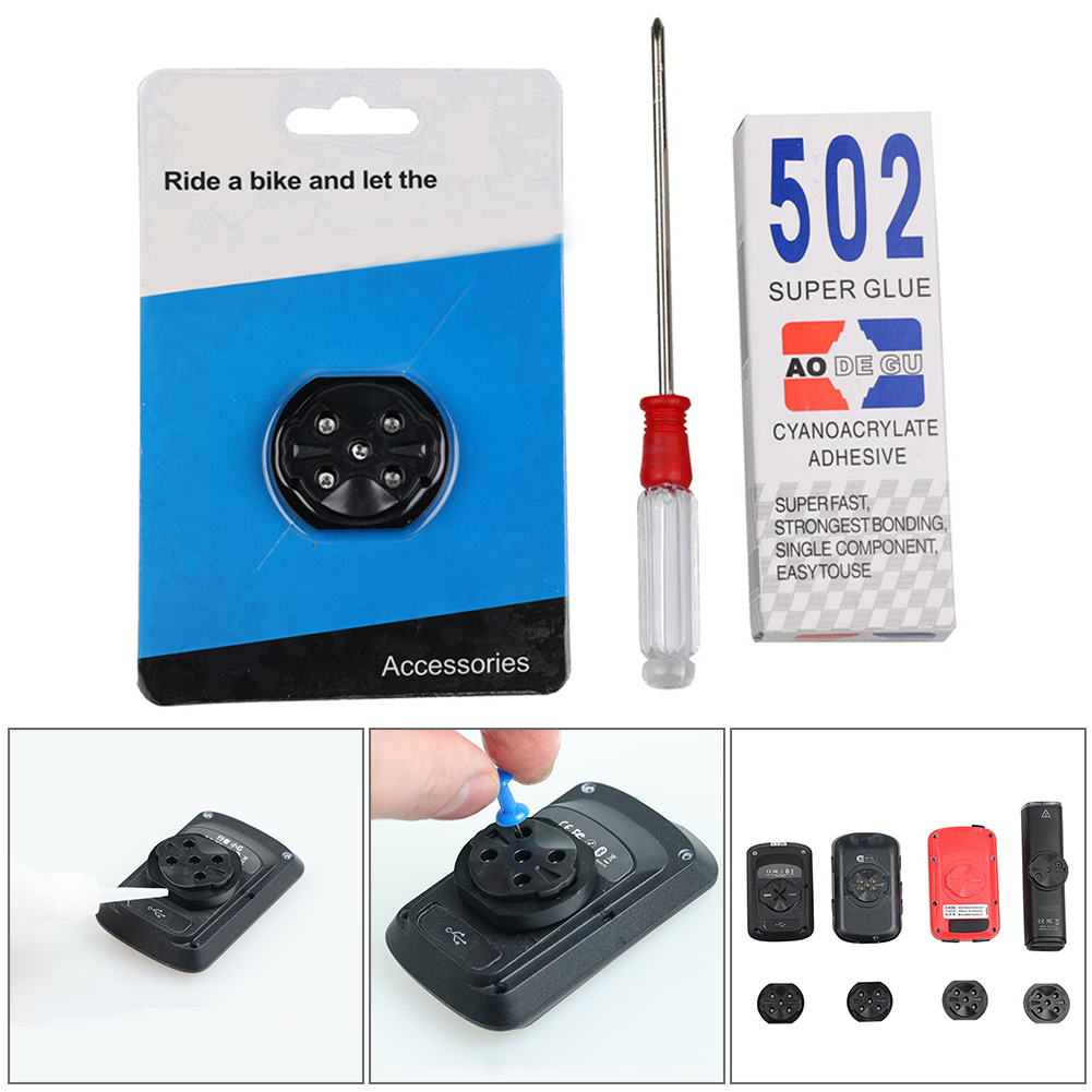 Bike Computer Replacement Mount Repair Broken Parts For Garmin Bryton With Tool Glue Bicycle Repair Maintenance Part Bicicleta