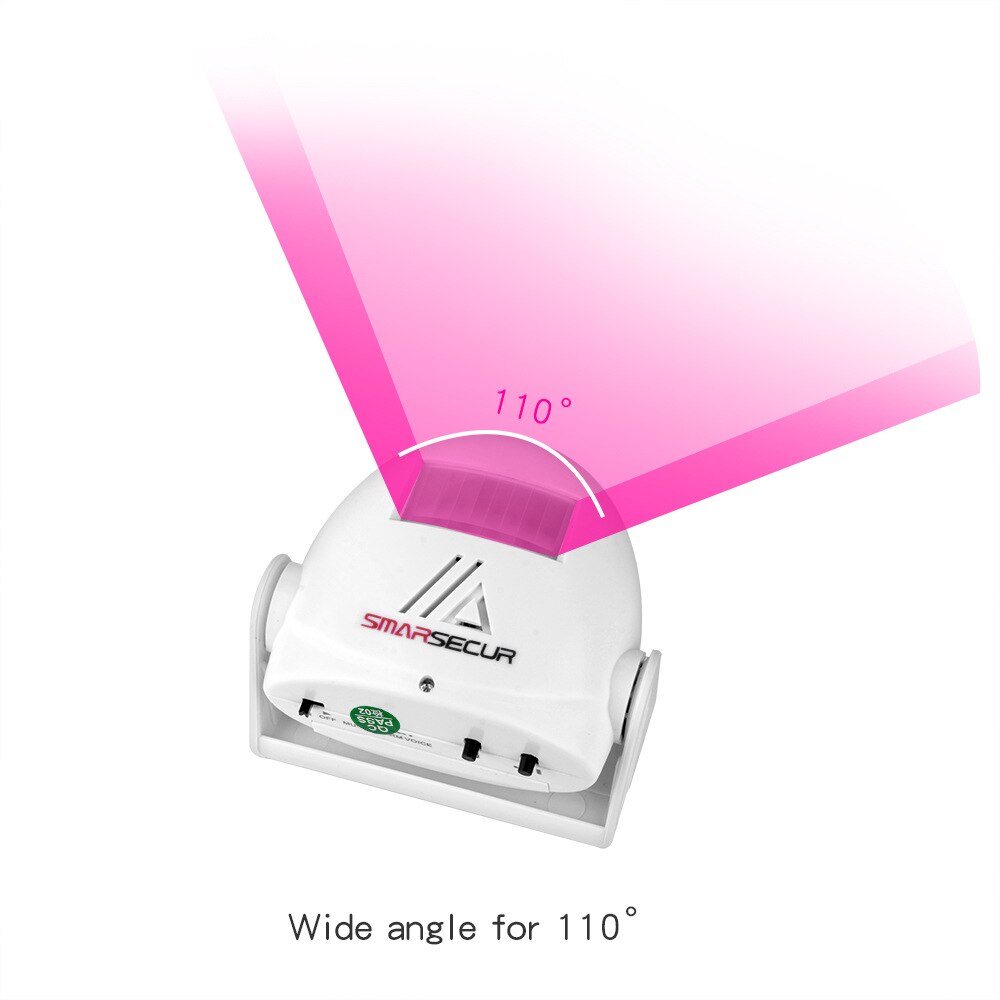 Smart Doorbell Chime Infrared Sensor Triggered Welcome Doorbell 3 Mode 15 Difference Lunguage Automatic Body Sensing Alarm Chime