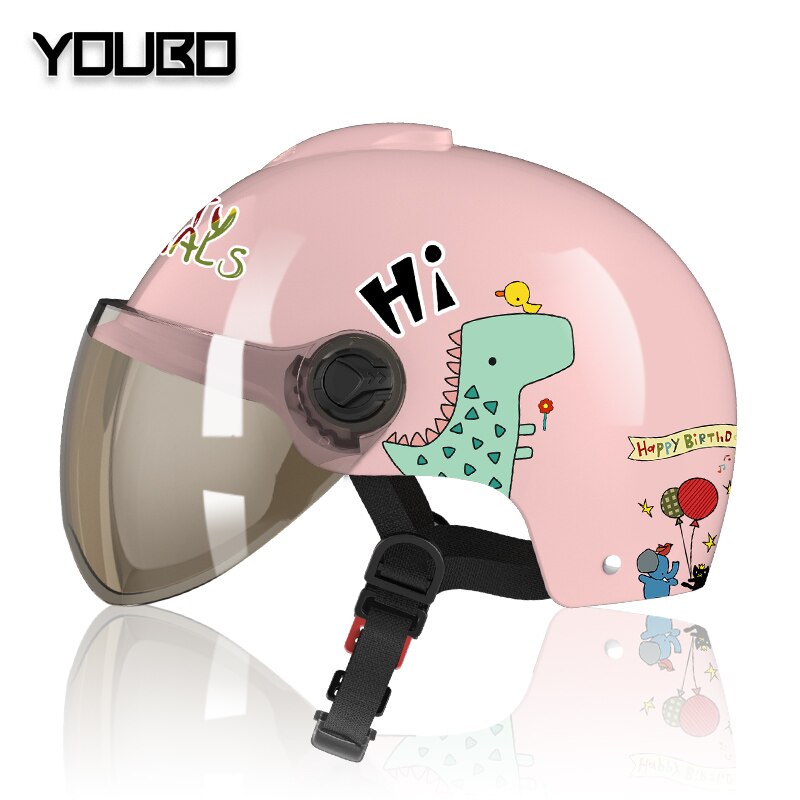 Children&#39;s Electric Motorcycle Helmet Men Women Children Summer Seasons Sunscreen General Full Face Helmet: 9