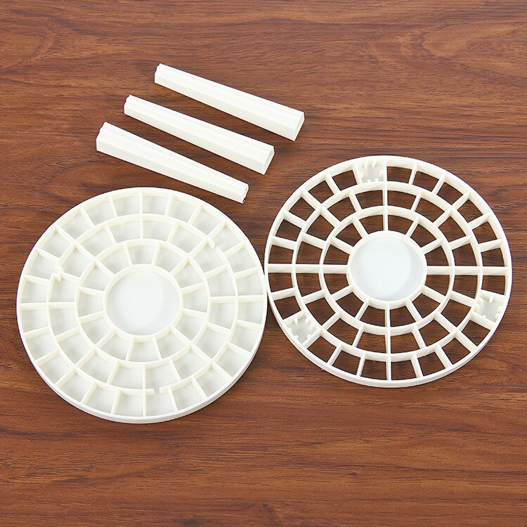 Suministros de arte, estuche para pinceles de pintura, soporte para bolígrafo, redondo blanco caballete de plástico, producto de , herramienta de pintura, juego de arte sin pinceles