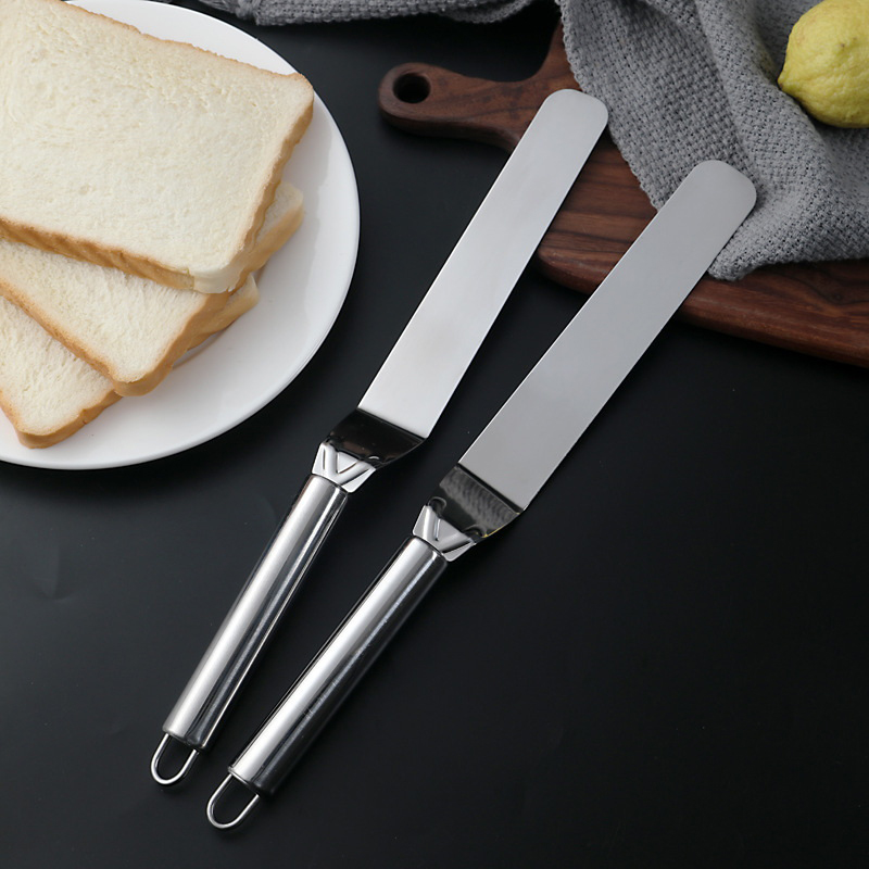 6/8/10 Inch Stainless Steel Cream Icing Frosting Spatula Utensils Accessories Baking Tools For Cake DIY Cake Decorating Tools