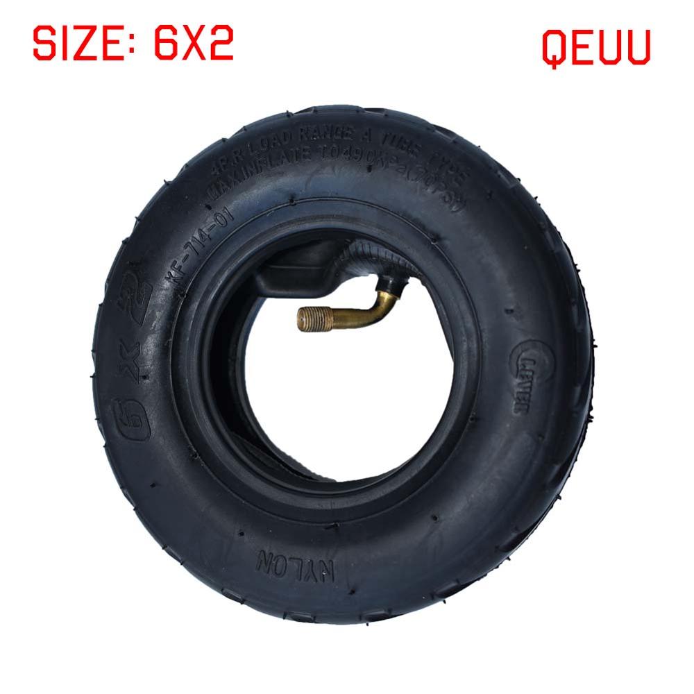 6X2 Inner -Tube and Outer tyre 6 Inch Scooter Tire & 6x2 Pneumatic tire trolley electric scooter pneumatic tire