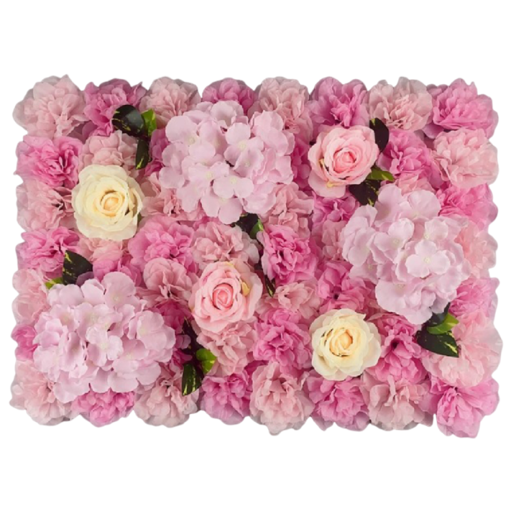 Handgemaakte Kunstbloemen Wandpanelen Realistisch 60x40cm Rozen Bruiloft Achtergrond Romantisch Duurzaam Zijden Rozen Bloemenwand: Goud