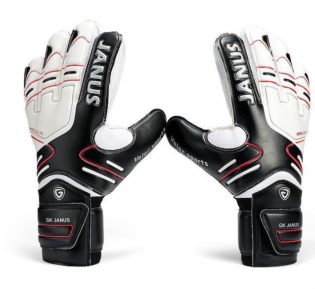 Janus latex finger protective 5~10 size football goalkeeper gloves men soccer gloves godie