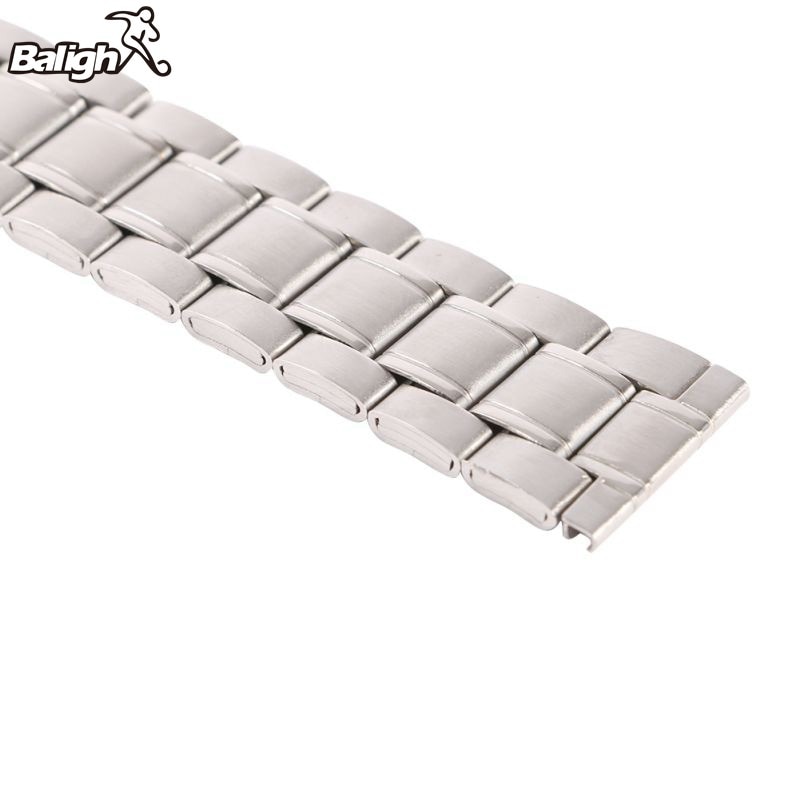 /Est ocio correas de reloj de acero inoxidable Unisex correa de reloj recta Snaps pulsera 18mm 20mm 22mm