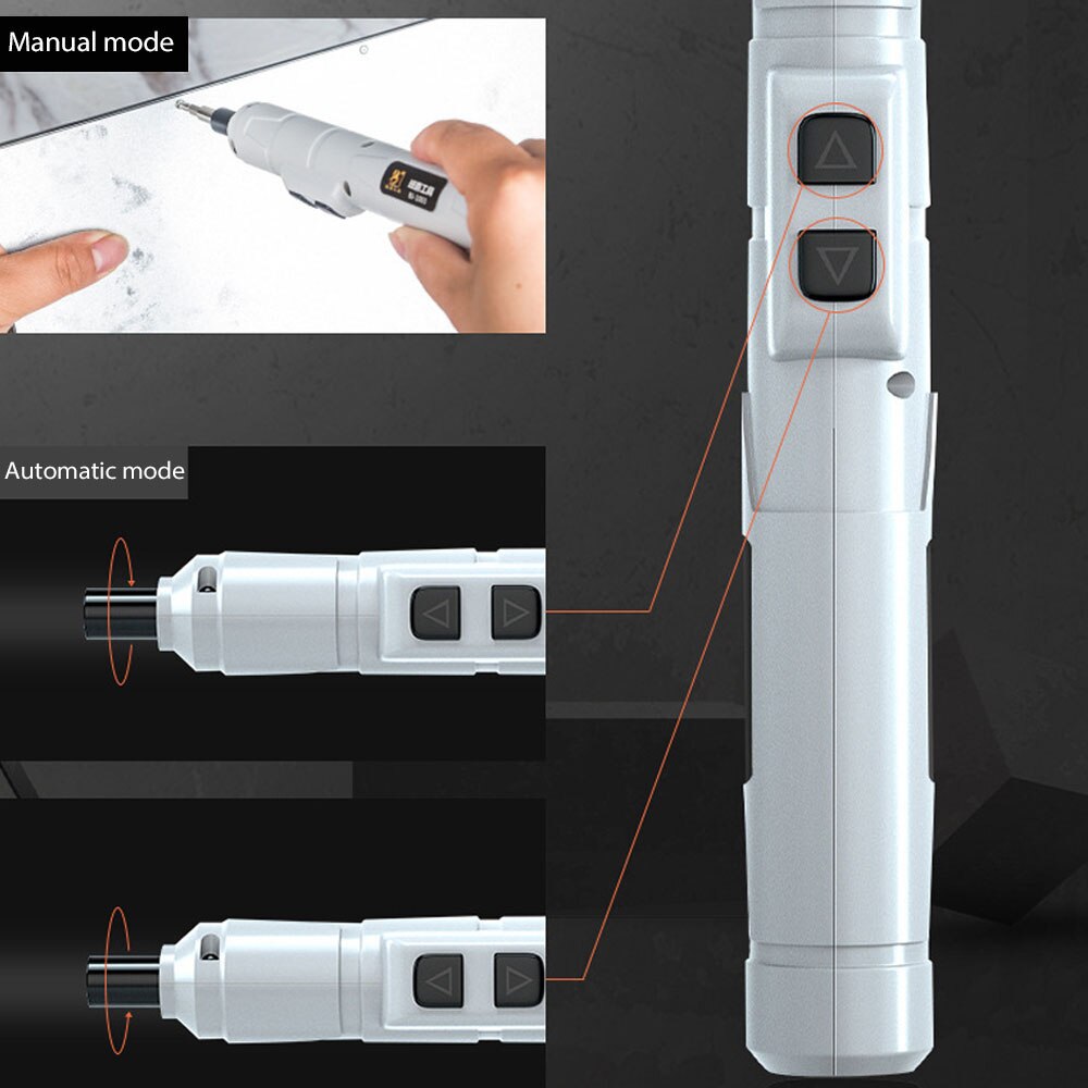 Cordless USB Rechargeable Electric Screwdriver Mini Power Tool Multifunction Screw Driver for Repairing Clock Electronic Device