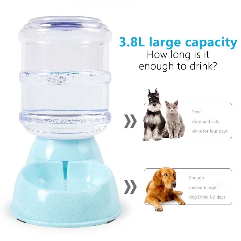 Distributeur automatique d'eau pour chien et chat, grande capacité