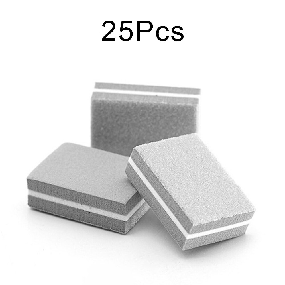 Mini bloques de limado de uñas para manicura , bloque de pulido de uñas de esponja colorida, lijado 100/180, 10/25/50 piezas: plum