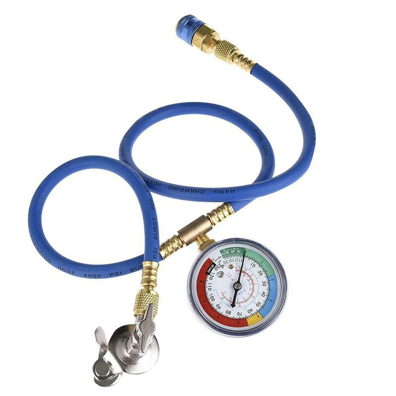 Auto A/C R134A Refrigerant Recharger Hose Low Pressure Gauge Car Air Conditioning
