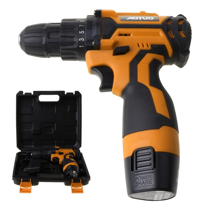 12V Electric Screwdriver Wireless Power Driver DC Rechargeable Lithium-Ion Battery Home