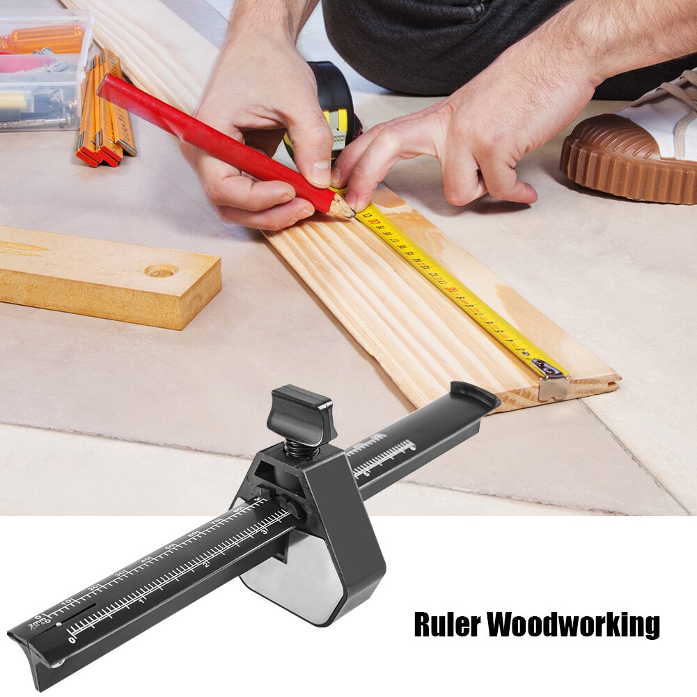 Woodworking Scriber ruler Parallel Line Drawing Tool plastic Measuring gauge DIY Carpenter Woodworking Scribe Tools