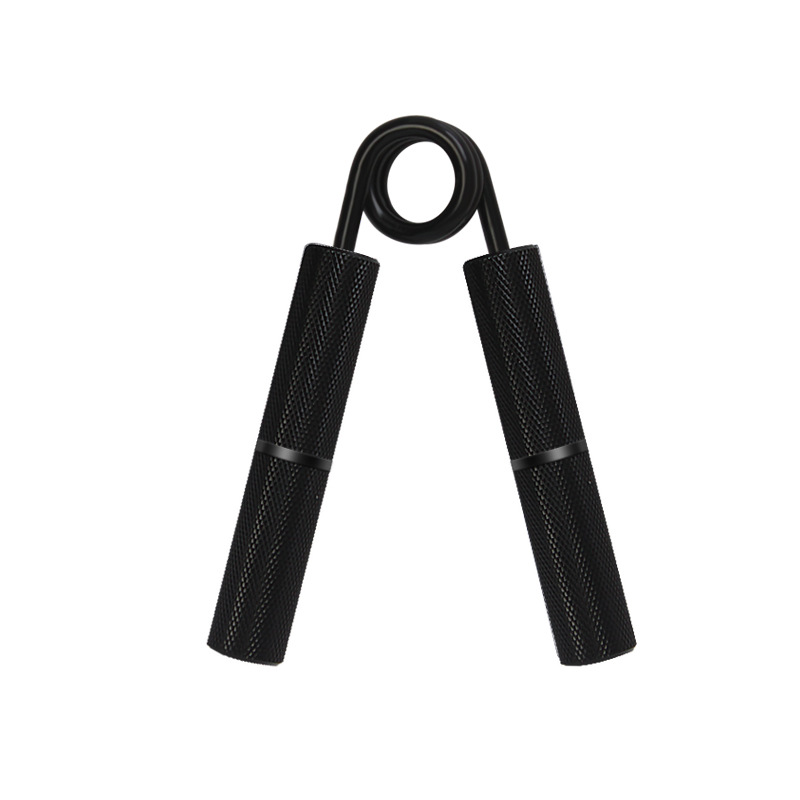 Pinza de mano 50LB-300LB, fortalecedor de Metal, ejercitador de dedos, fuerza de agarre, entrenador de brazos musculares, recuperación, muñeca, equipo de gimnasio: Negro