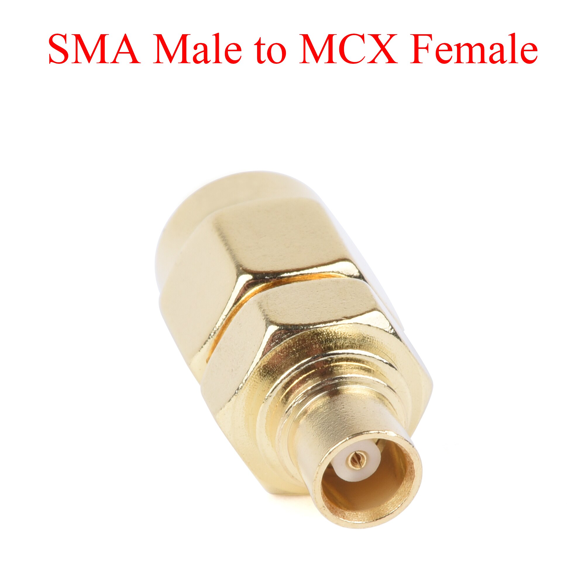 1Pcs RF Coaxial Connector SMA Male to BNC TNC MCX MMCX UHF N F Male Plug / Female Jack Adapter Use For TV Repeater Antenna: SMA Male-MCX Female