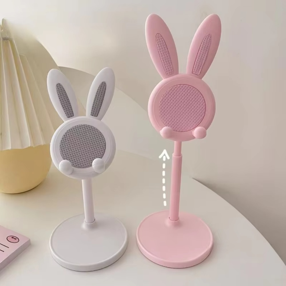 Le lapin mignon support de téléphone portable de bureau peut soulever et ajuster les accessoires de téléphone de bureau support de téléphone poignée de téléphone