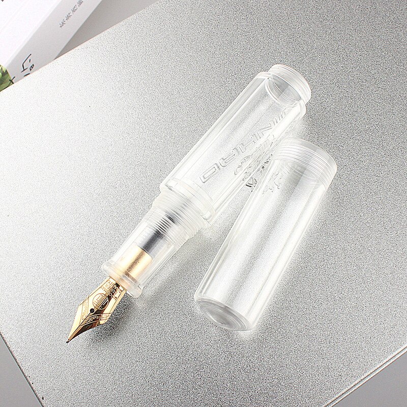 Transparent Mini Transparent Pocket-Size Eyedropper Fountain Pen Ink Pen