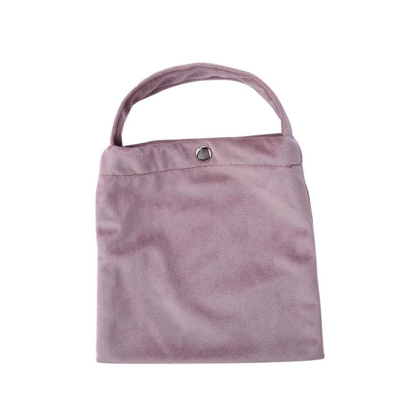 Enfants épicerie semblant jouer jouets enfants Portable en plein air voyage collations poussière stockage sac poupée Shopping jeu de rôle poche sac à main: Marron
