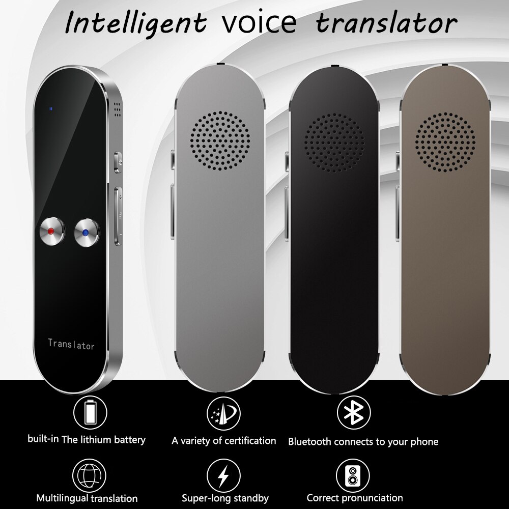Portable 68 Language Voice Translation Real-time Machine K8 Voice Translator Bluetooth Translator For Traveling Meeting Box