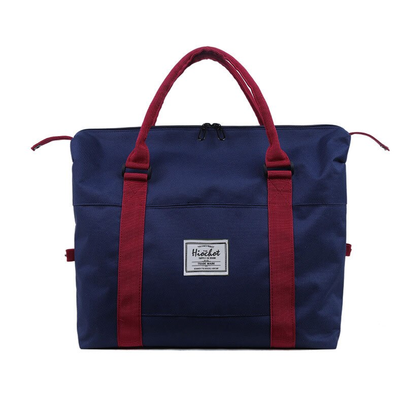 Reistas Voor Vrouwen Grote Capaciteit Waterdichte Bagage Shopper Tas Casual Mode: Blue