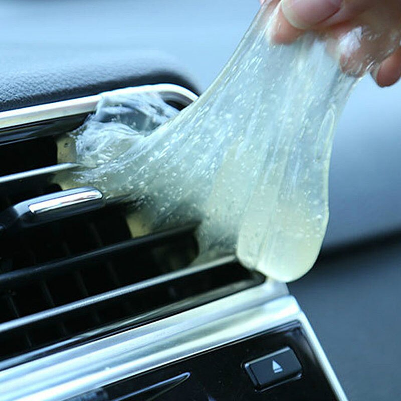 Limpiador de polvo de Gel adhesivo para coche, herramienta de limpieza de Interior de coche, goma de pegamento automático, herramientas de barro, limpieza de goma de pegamento: Car Glue
