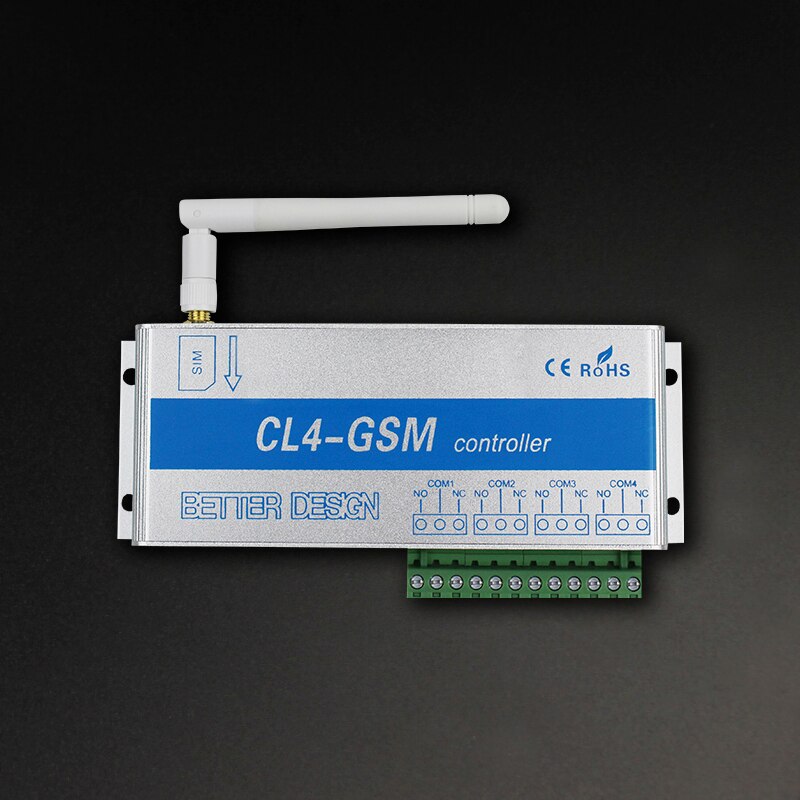 Commutateur GSM contrôleur SMS 4 relais sortie GSM porte de Garage CL8-GSM idéal pour le contrôle des appareils électriques à la maison