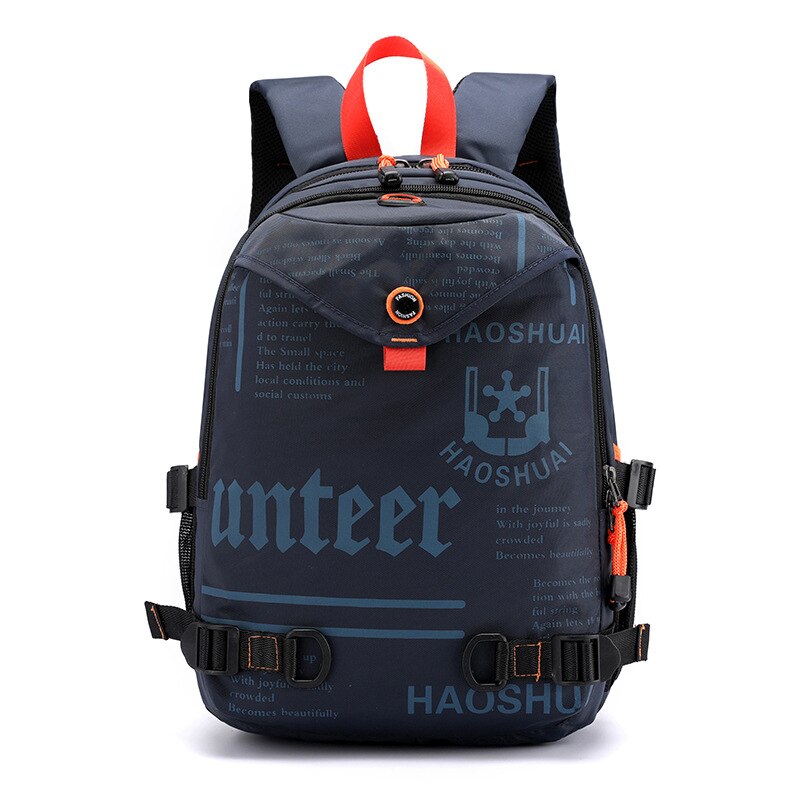Men Mini Waterproof Backpack Ultra Light Nylon Travel Backpacks Teenage Student Collage Rucksack Letter Printing Small Bag XA24C
