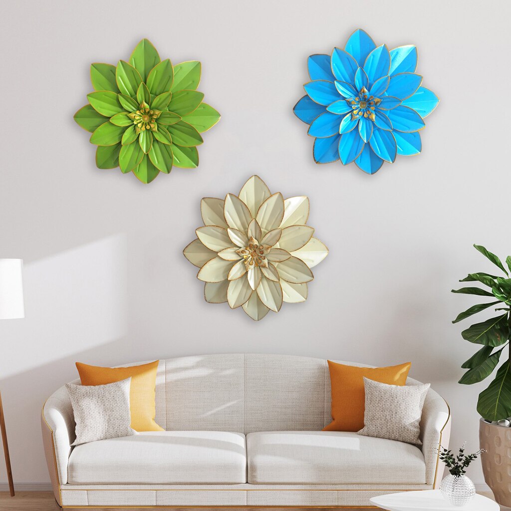 30cm Iron Wall Art Decor Wall Sculptures Fence Art Outdoor Indoor Home Bedroom Garden Kitchen Decoration