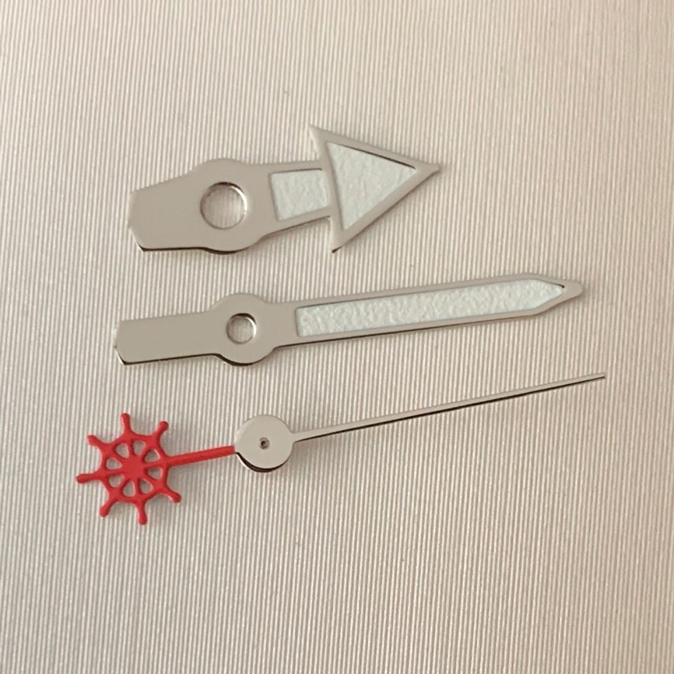 Horloge Handen Zijn Geschikt Voor Japanse NH35 NH36 Automatische Beweging Groene Lichtgevende Zilveren Rand Wit Onderdelen Vervanging 16: 2