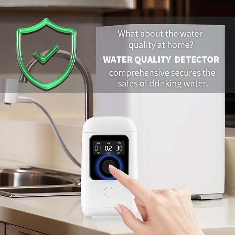 3 In 1 Digital LCD High Accuracy TOC COD TDS Water Purity Tester Meter Household Travel